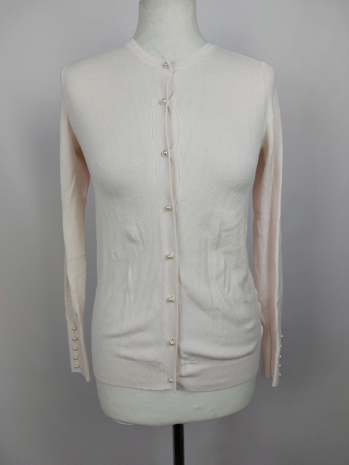 EK0383 Damen Strickjacke von Zara Knit, blassrosa, gr. S0