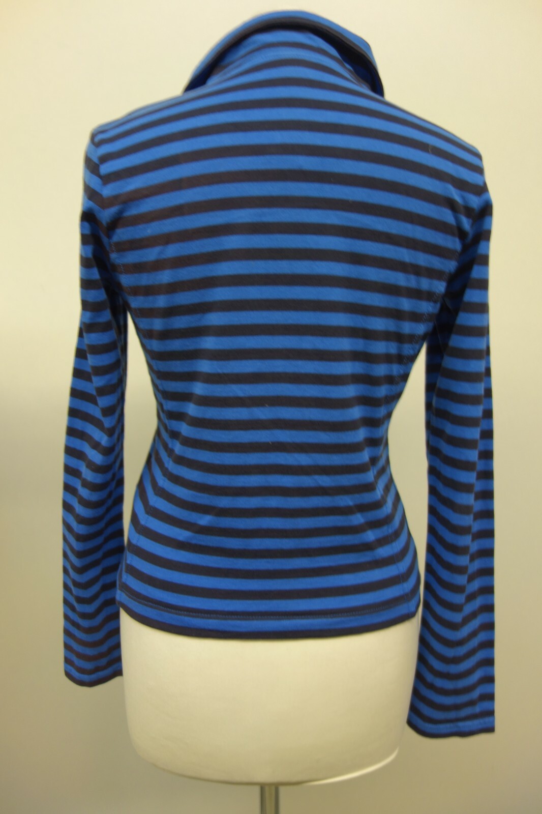 EK1538 Damen Stoff-Blazer von Street One, blau/schwarz gestreift, Gr. 364