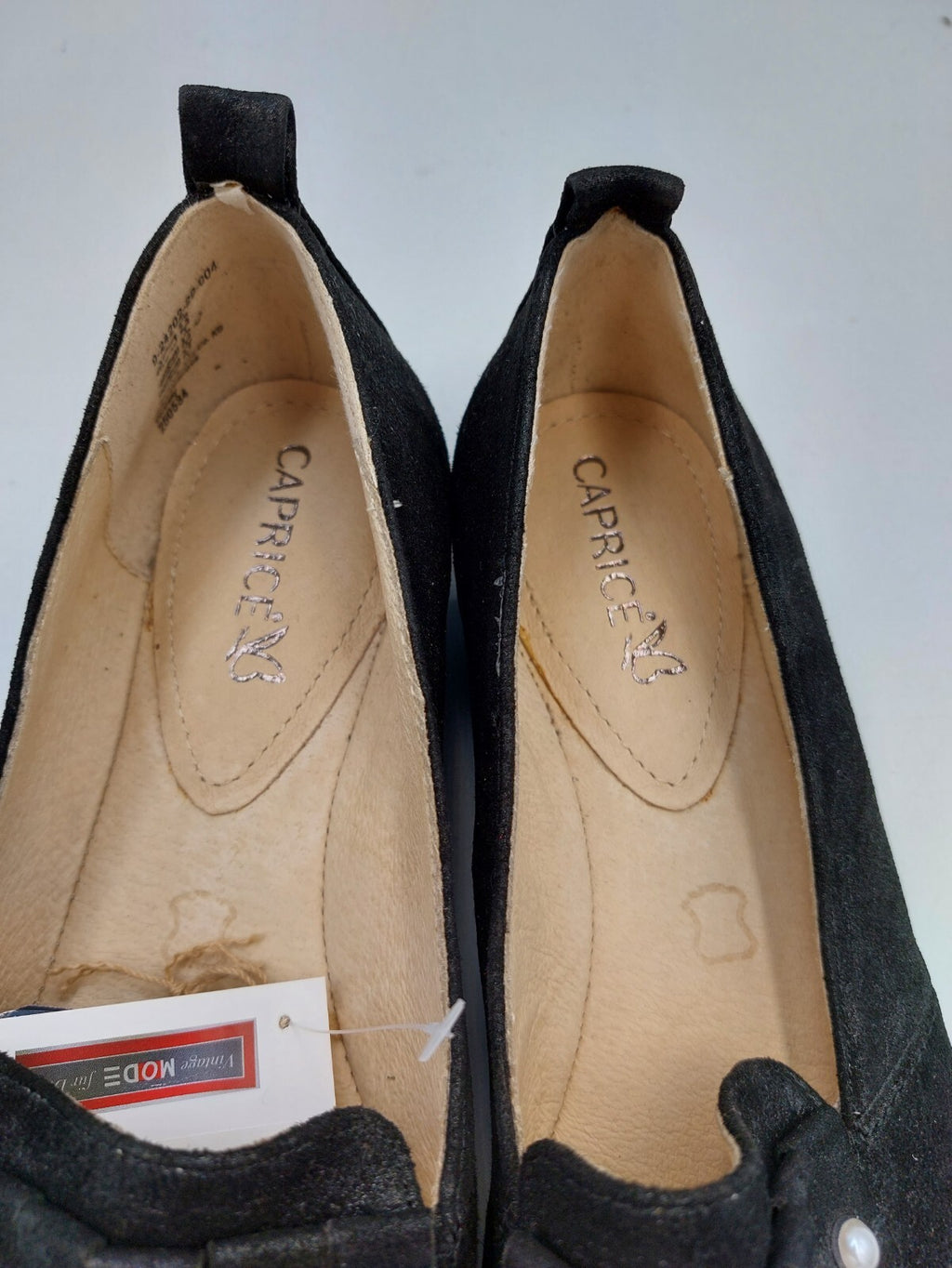 ES0356 Damen Ballerinas von Caprice, schwarz, Gr. 364