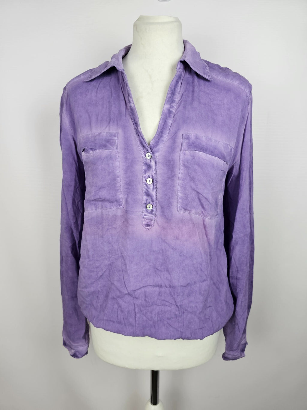 EK5375 Damen Bluse von s.Oliver, lila, Gr. S0