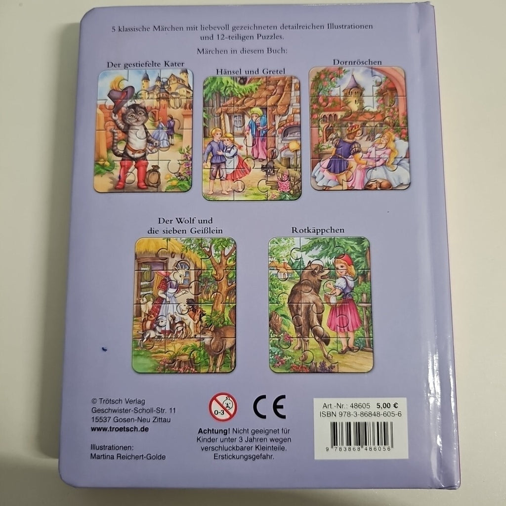 EB855 Märchen Puzzlebuch - 5 Märchen und Puzzel 1