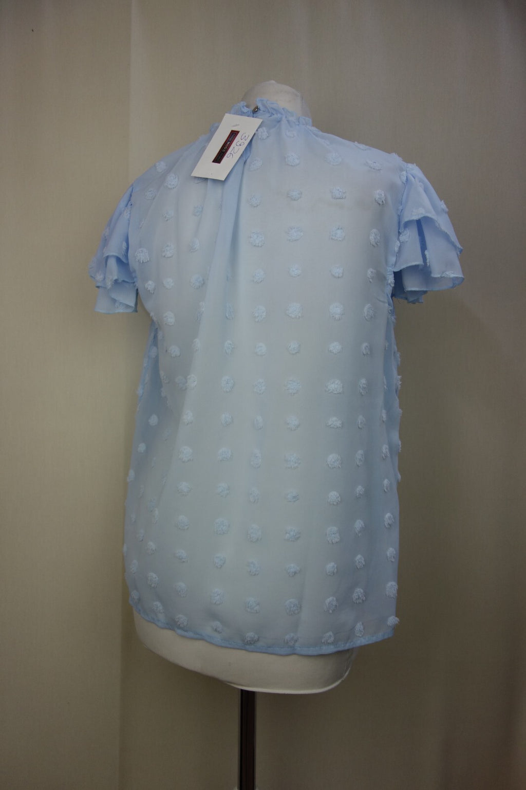 EK3926 Hellblaue Bluse von Shein in L3