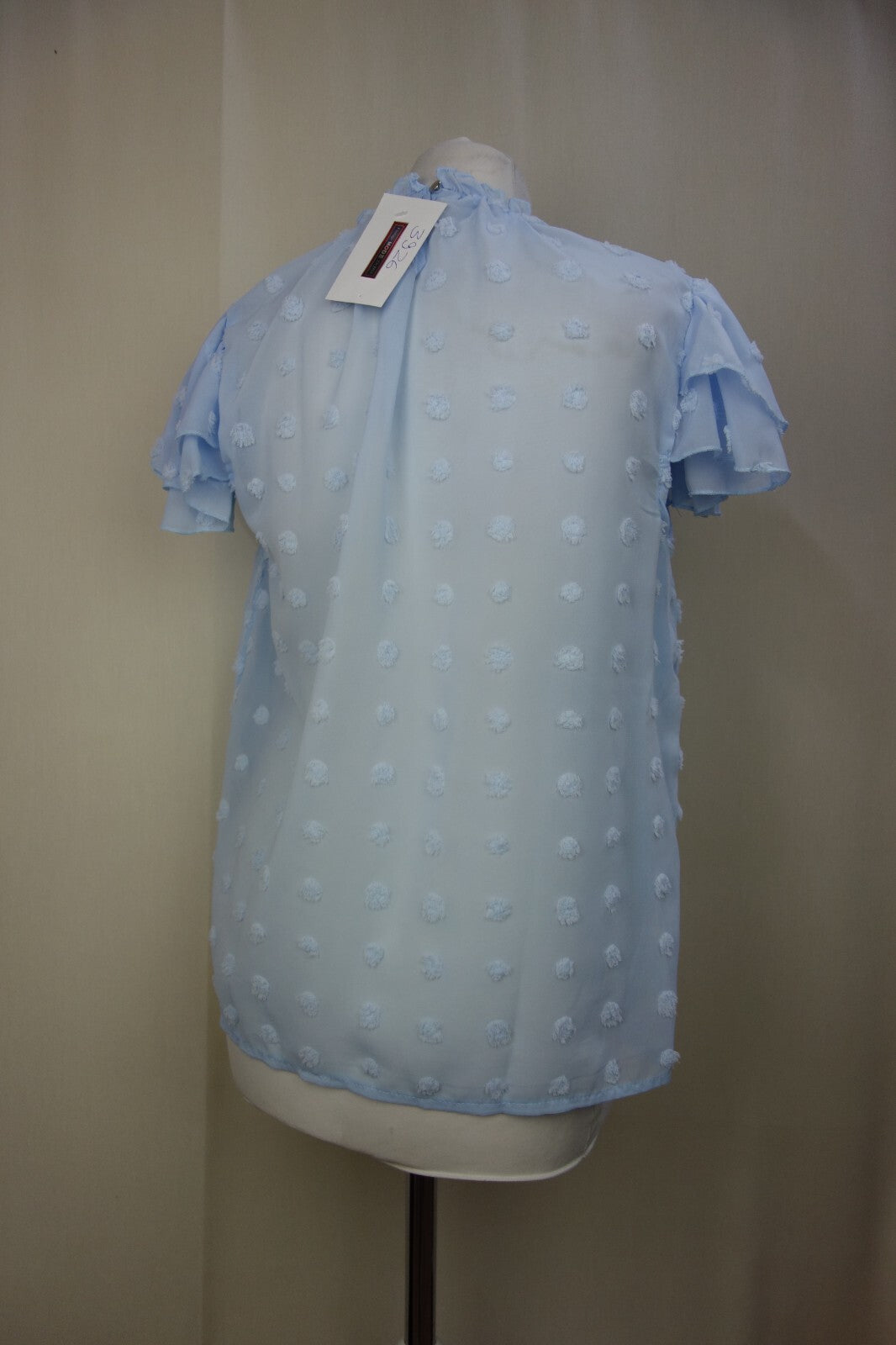 EK3926 Hellblaue Bluse von Shein in L3