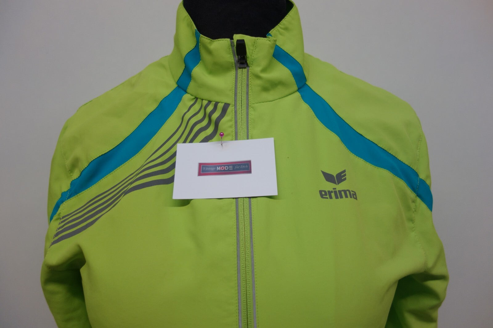 EK2590 Damen Trainingsjacke von Erima, leuchtend grün, Gr. 381
