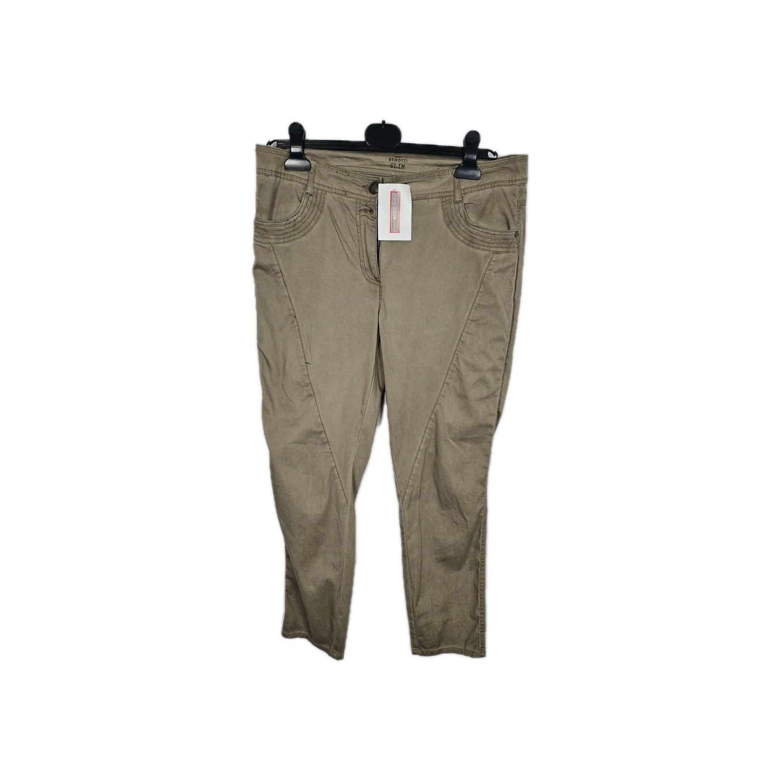 EK11121 Damen Hose Gina Benotti Gr.42 Braun Hosenbund 43cm0