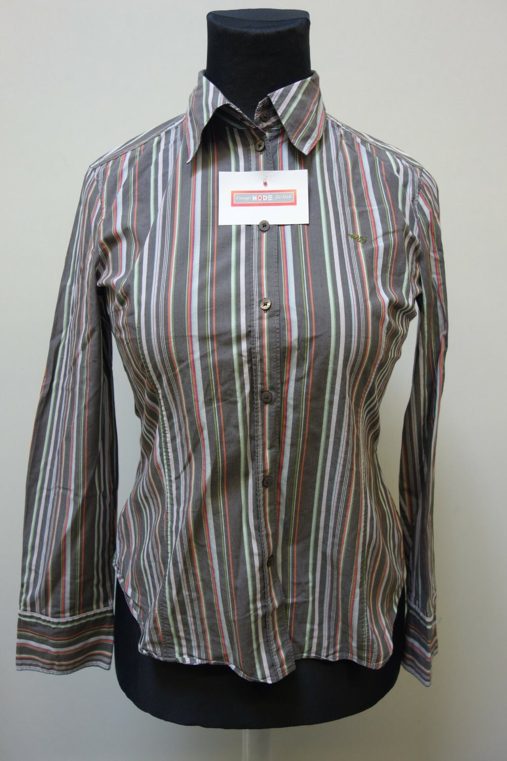 EK1666 Damen Hemd von Esprit, Gr. XL, gestreift0