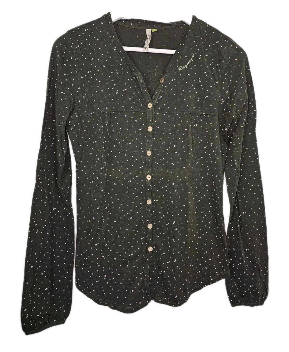 EK9967 Damen Langarmshirt von Ragwear, grün, Gr.S0