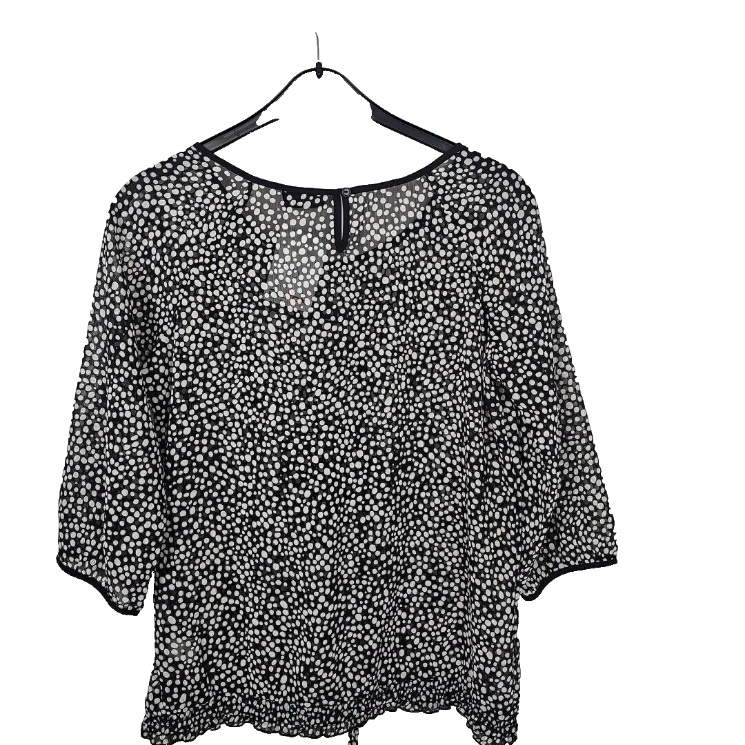 EK1328 Damen Bluse von Gina Benotti, Schwarz, Gr.40/422