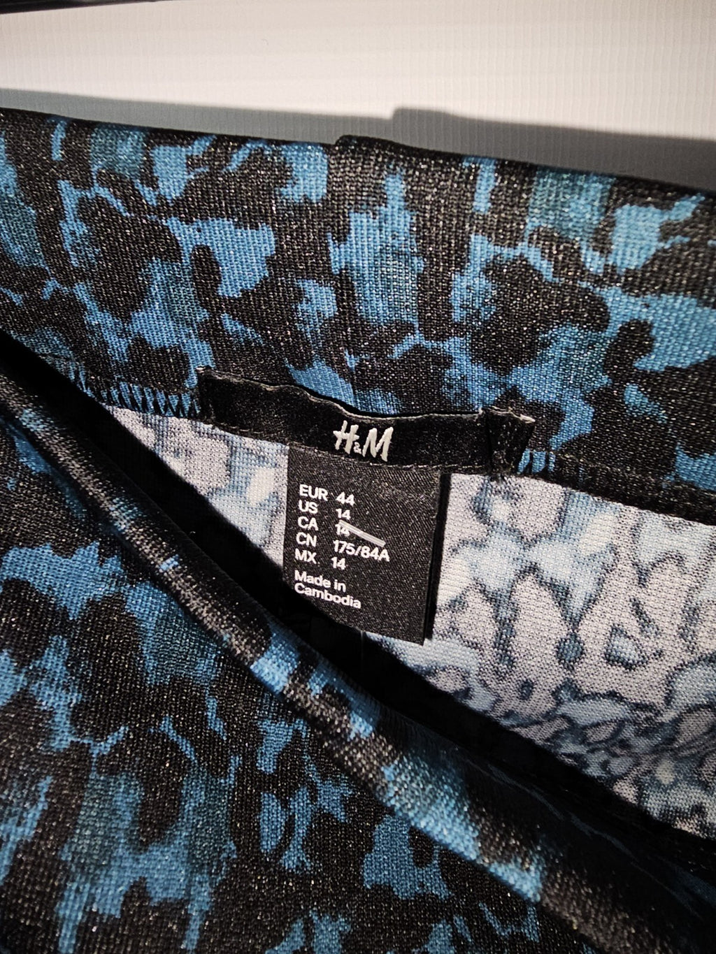 EK6776 Damen Rock von H&M, Blau, Gr.442