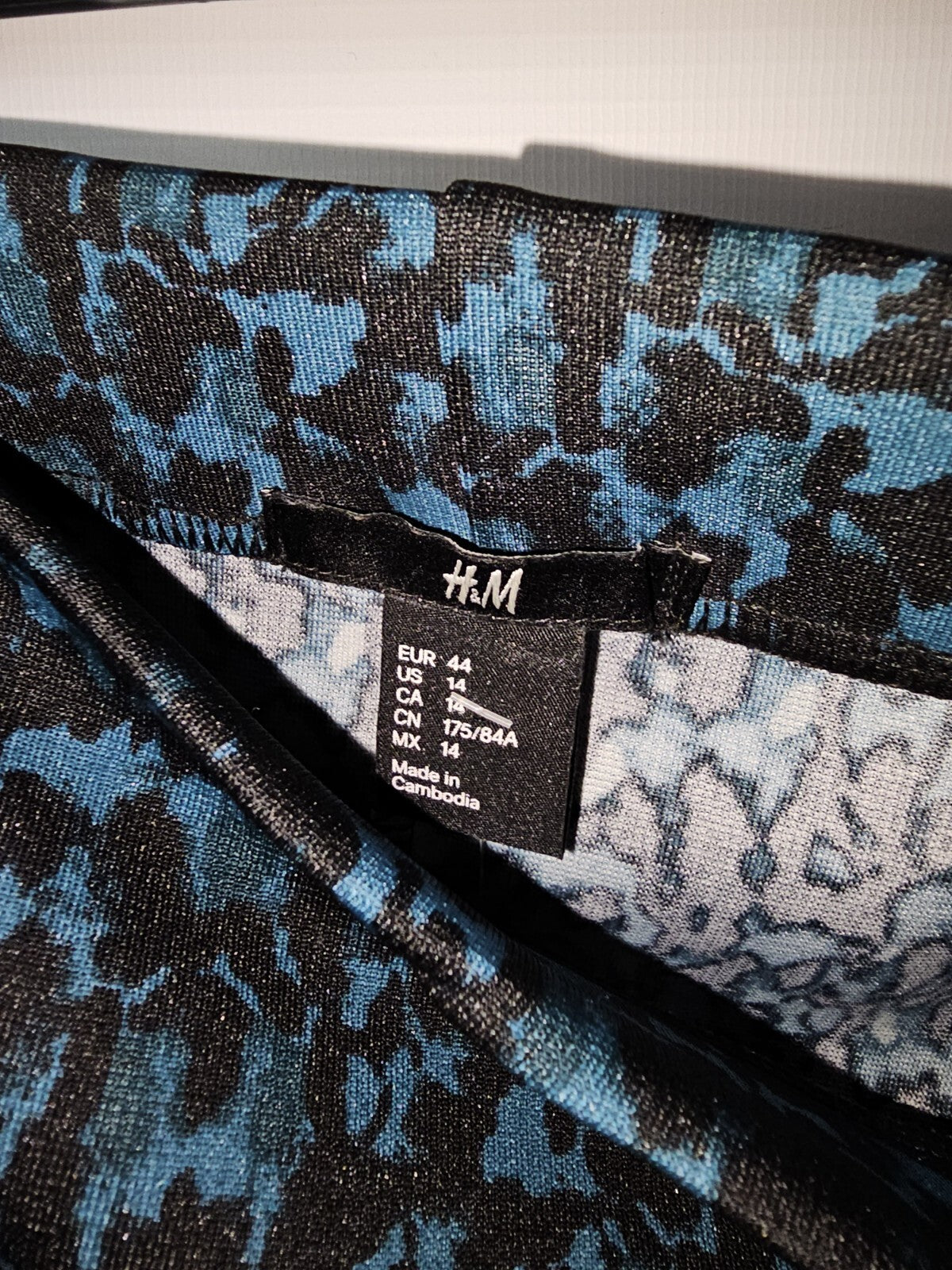 EK6776 Damen Rock von H&M, Blau, Gr.442