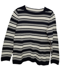 EK7814 Damen Pullover, blau-weiß, Gr.M0