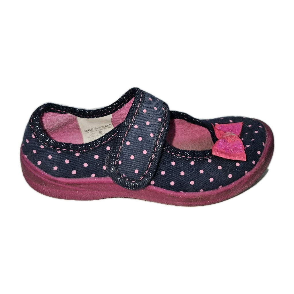 ES899 Mädchen Hausschuhe von Fischer, blau-pink, Gr.263