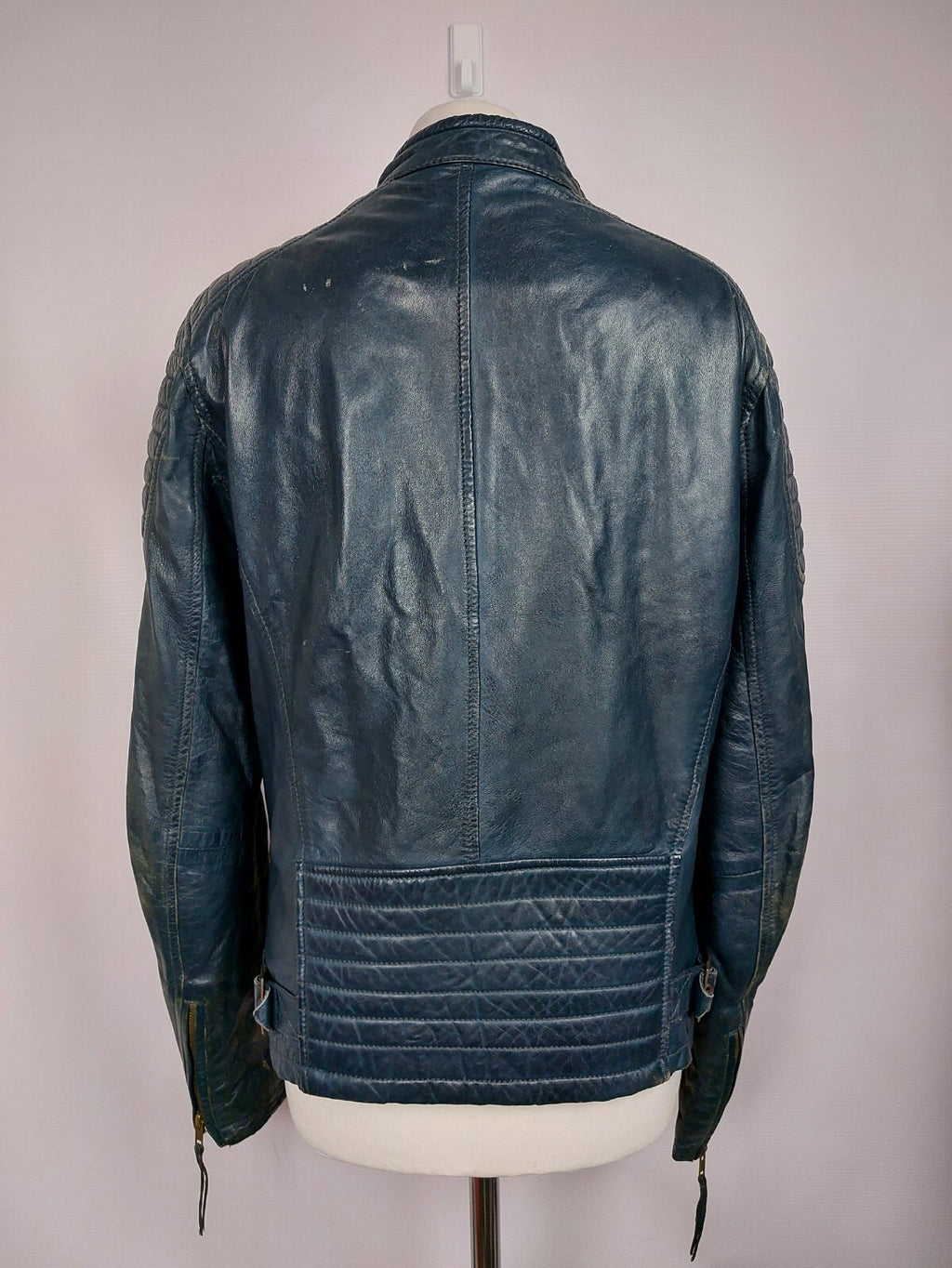 EK4794 Damen Lederjacke von Superior, blau, Gr. M10