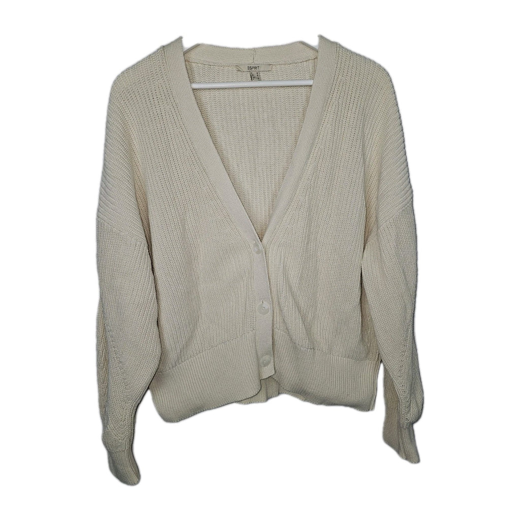EK8804 Damen Strickjacke von Esprit, Cremeweiß, Gr.M0