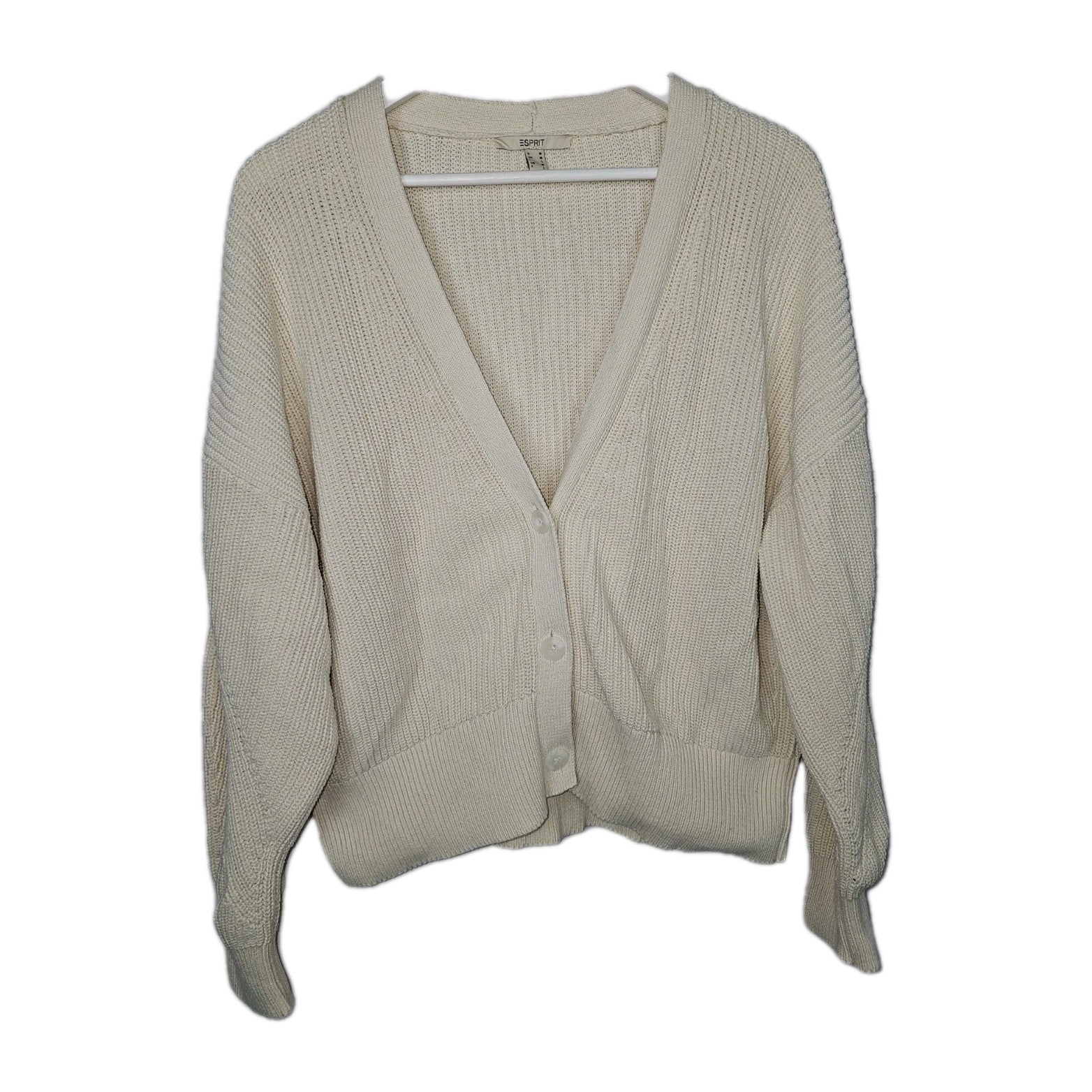 EK8804 Damen Strickjacke von Esprit, Cremeweiß, Gr.M0