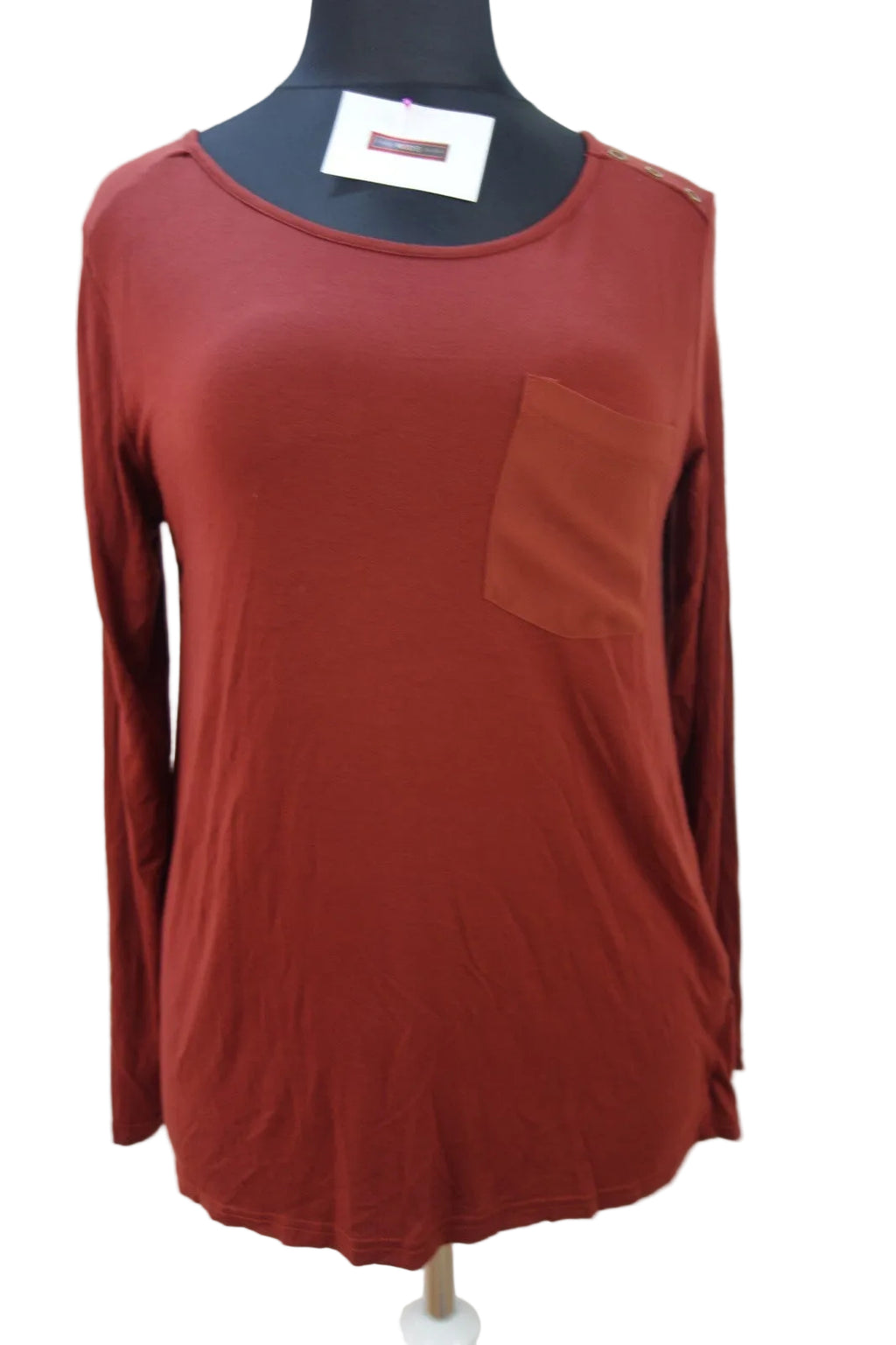 EK0106 Damen Shirt von Tissaia, braun, Gr. 46/480