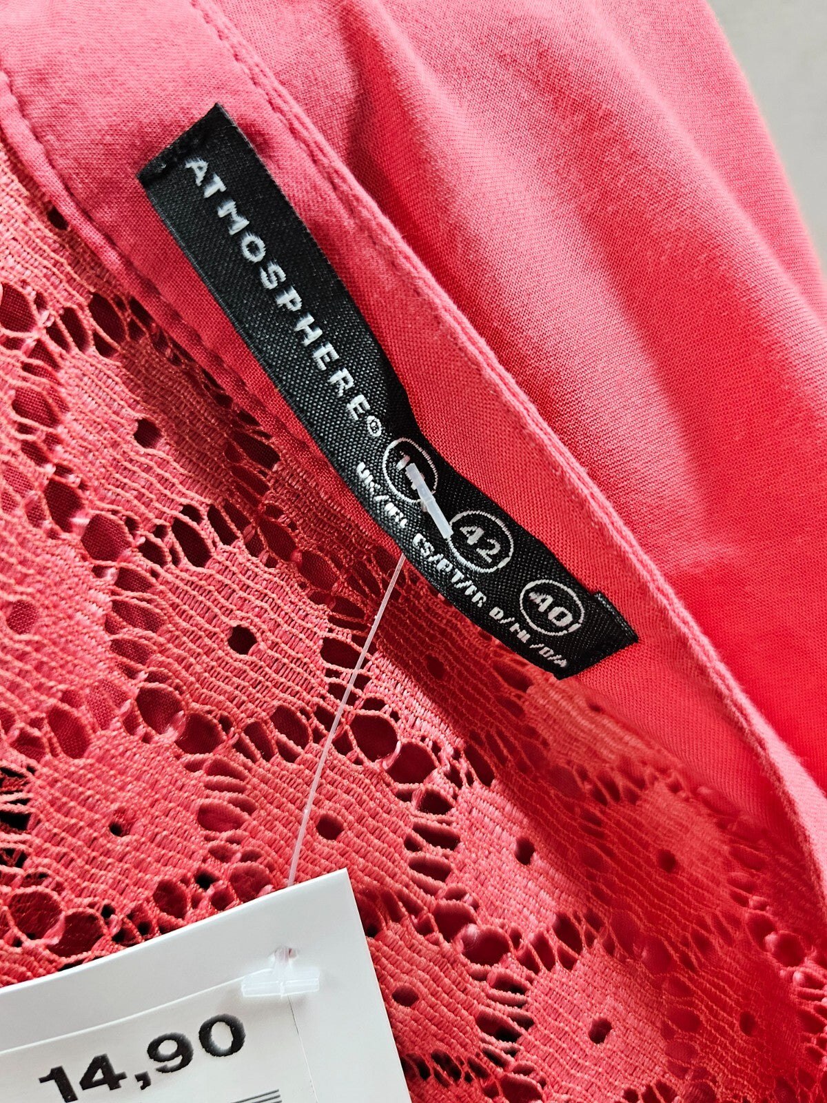 EK6118 Damen Bluse von Atmosphere, rot, Gr.405