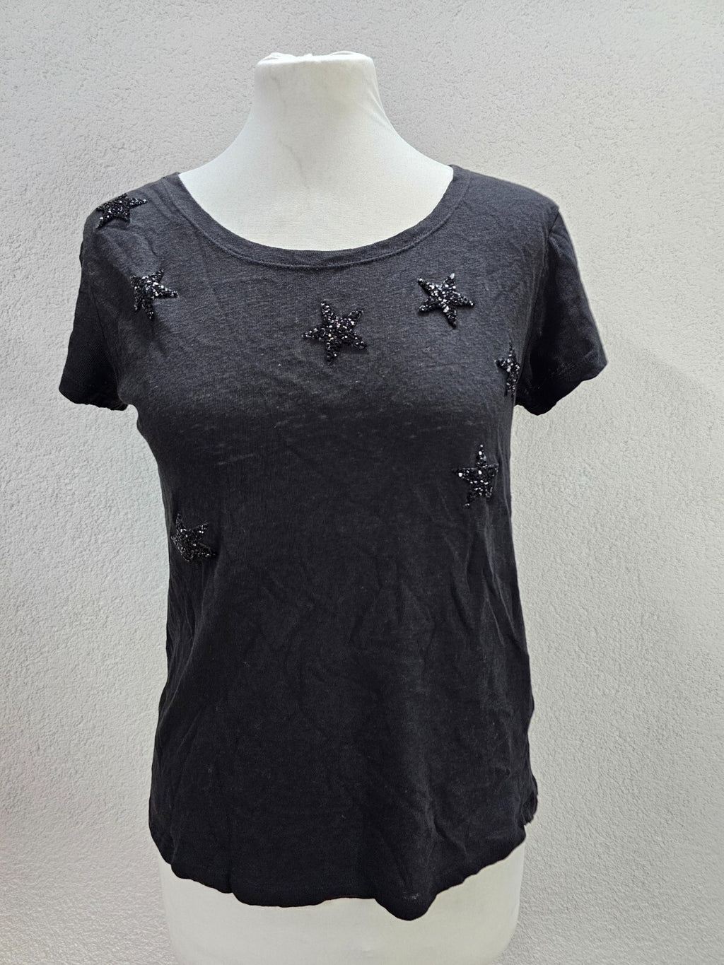 EK5477 Damen T-Shirt von Zara, schwarz, gr. M0