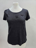 EK5477 Damen T-Shirt von Zara, schwarz, gr. M0