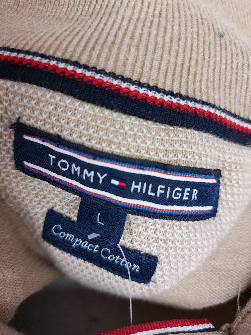 EK4407 Damen Pullover von Tommy Hilfiger, hellbraun, Gr. L6