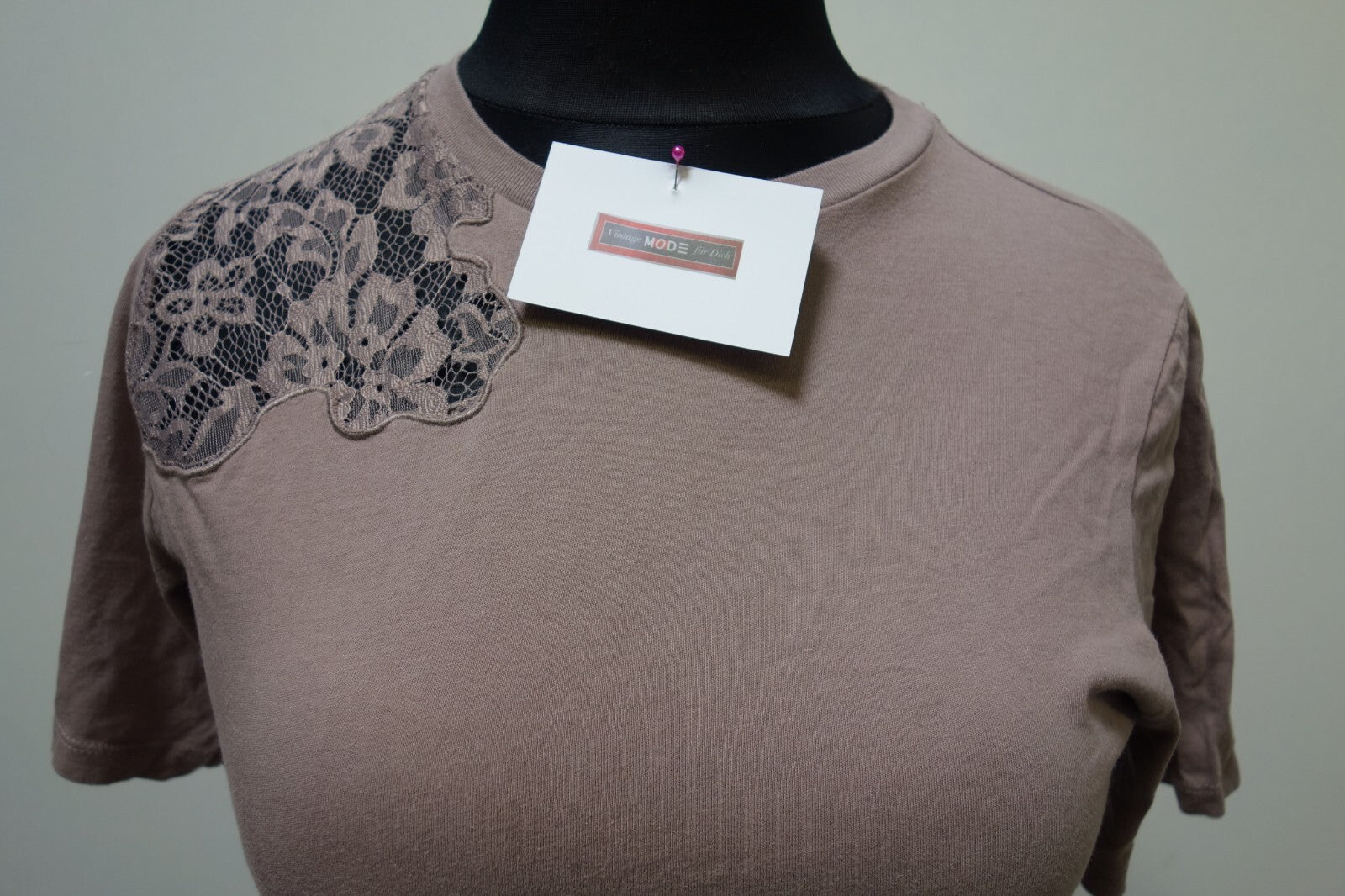 EK1939 Damen T-Shirt von asos, nude, Gr. 341