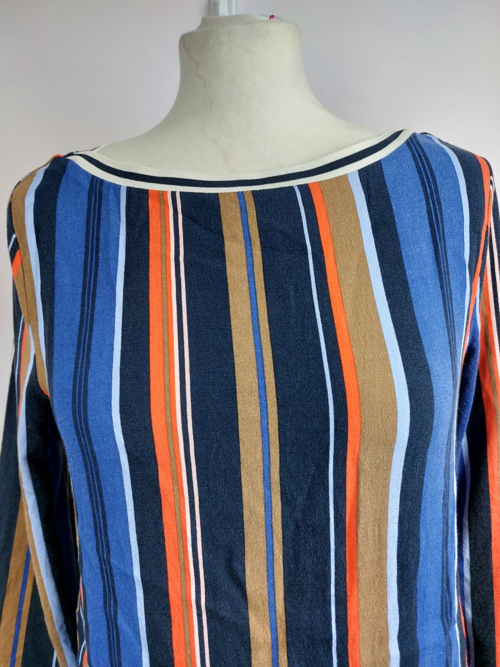 EK4111 Damen Shirt von Street One, blau-orange, Gr.361