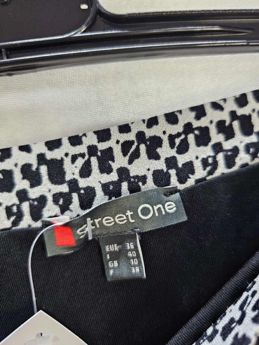 EK6136 Damen Rock von Street One, schwarz/weiß, Gr. 363