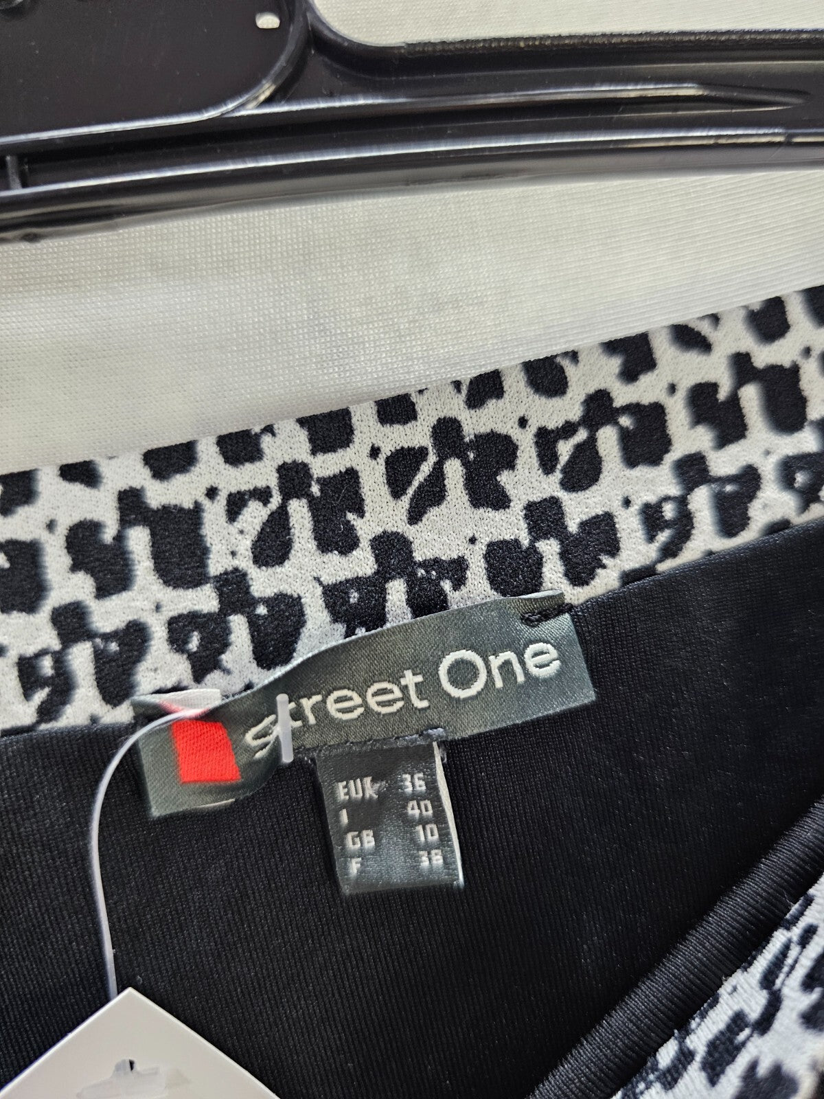 EK6136 Damen Rock von Street One, schwarz/weiß, Gr. 363