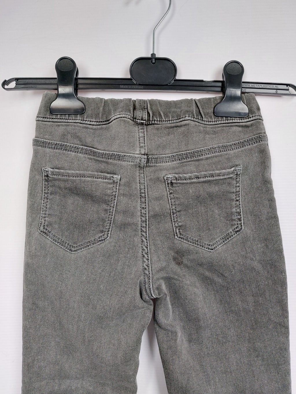 EK3911 Mädchen Jeans von H&M, grau, Gr.1344