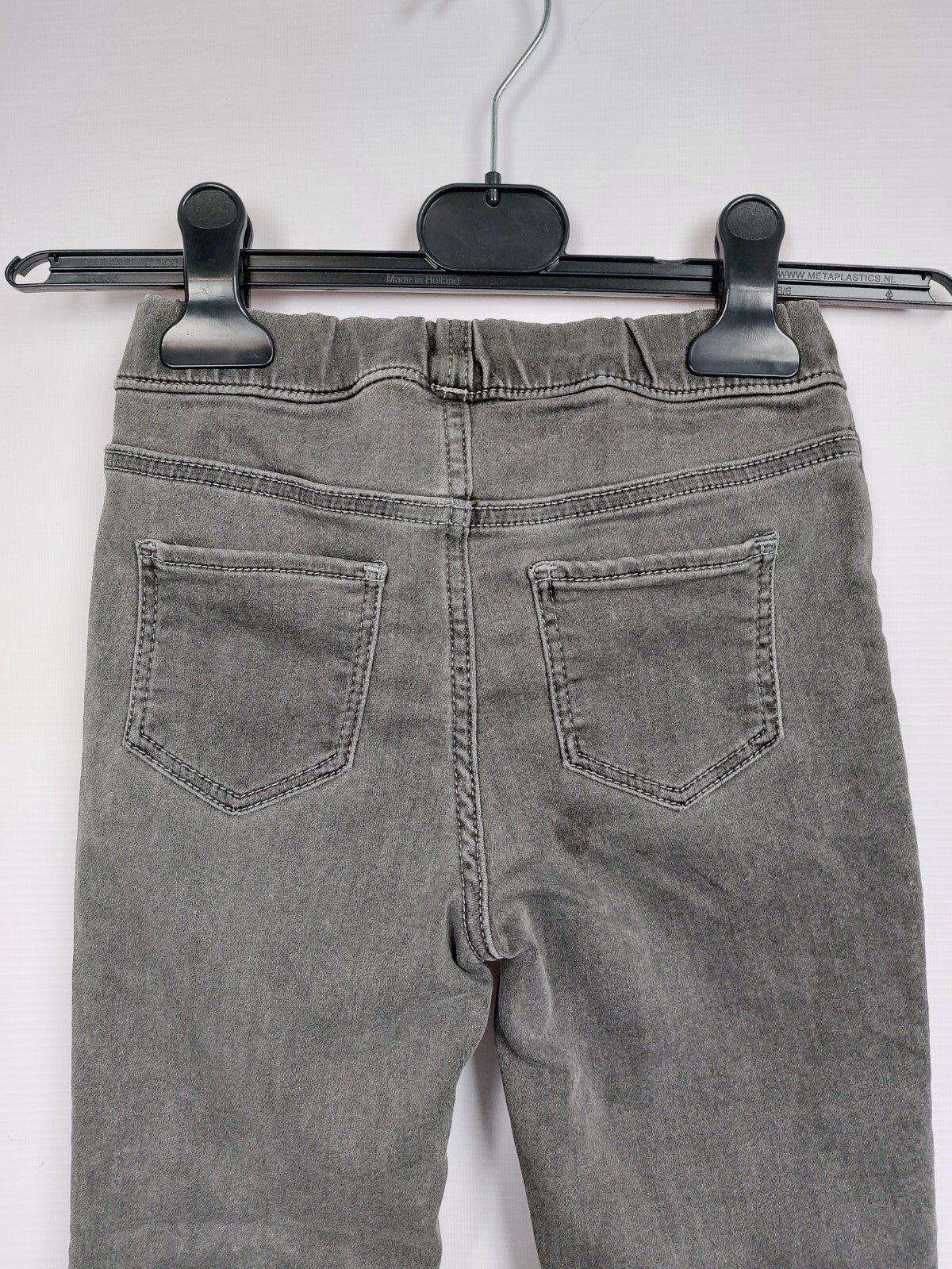 EK3911 Mädchen Jeans von H&M, grau, Gr.1344