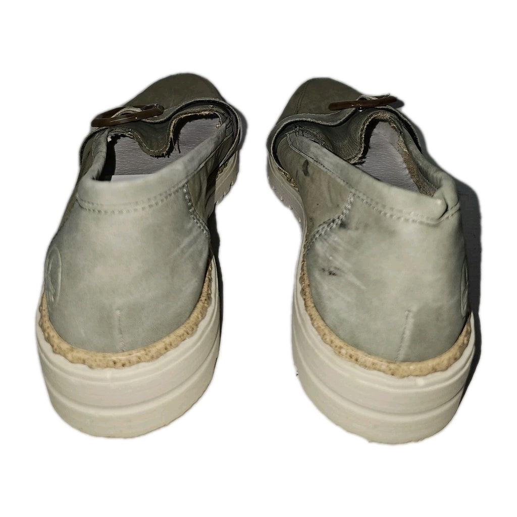 ES779 Damen Slipper von Rieker, grün, Gr.405