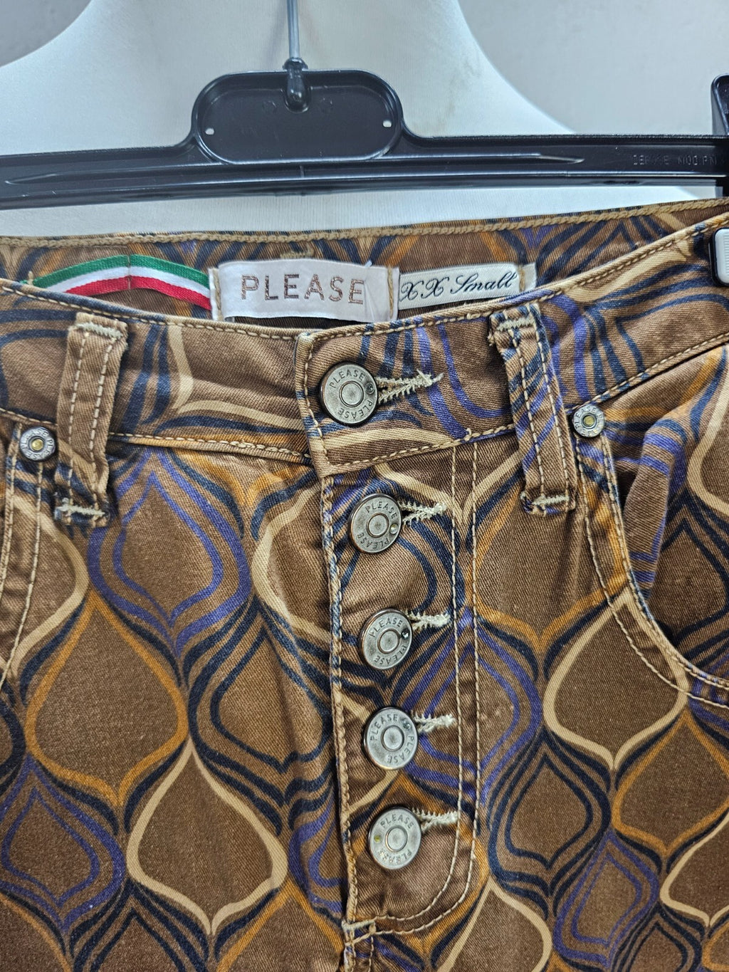 EK6211 Damen Jeans von Please, braun, Gr. S2