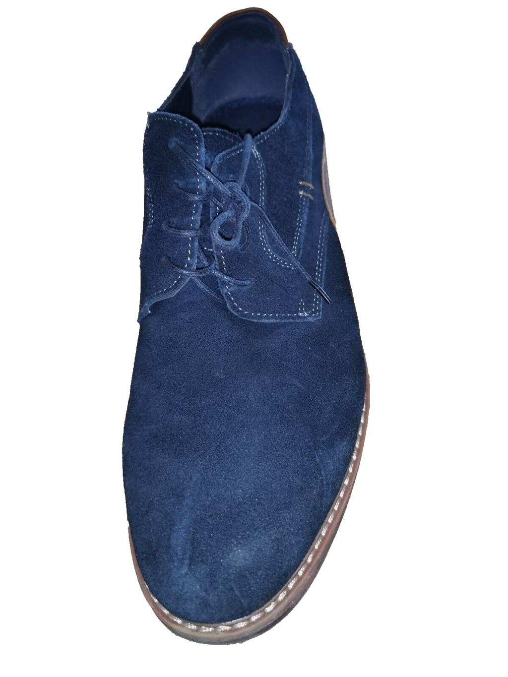 ES0533 Herren Halbschuhe von AM Shoe Company, blau braun, 447