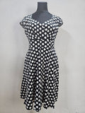 EK6251 Damen Kleid von Bbonlinedress, schwarz-weiß, Gr.3XL0