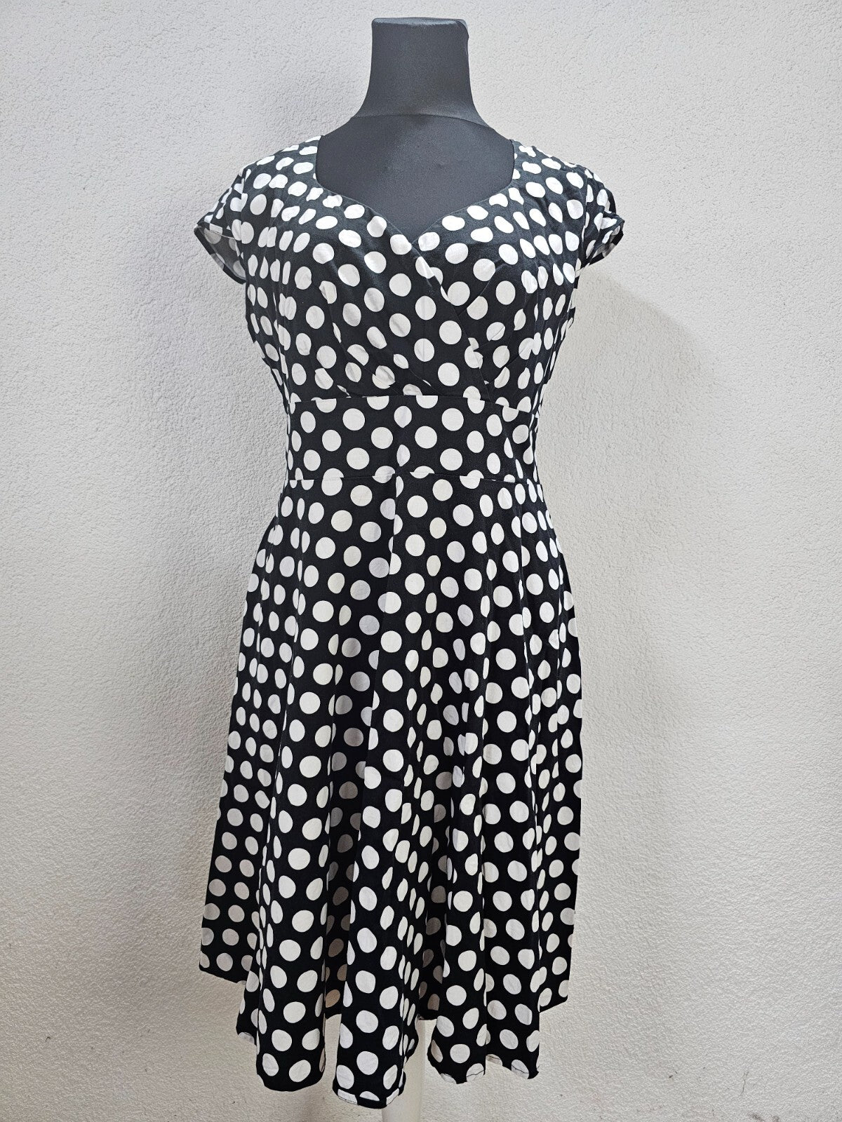EK6251 Damen Kleid von Bbonlinedress, schwarz-weiß, Gr.3XL0