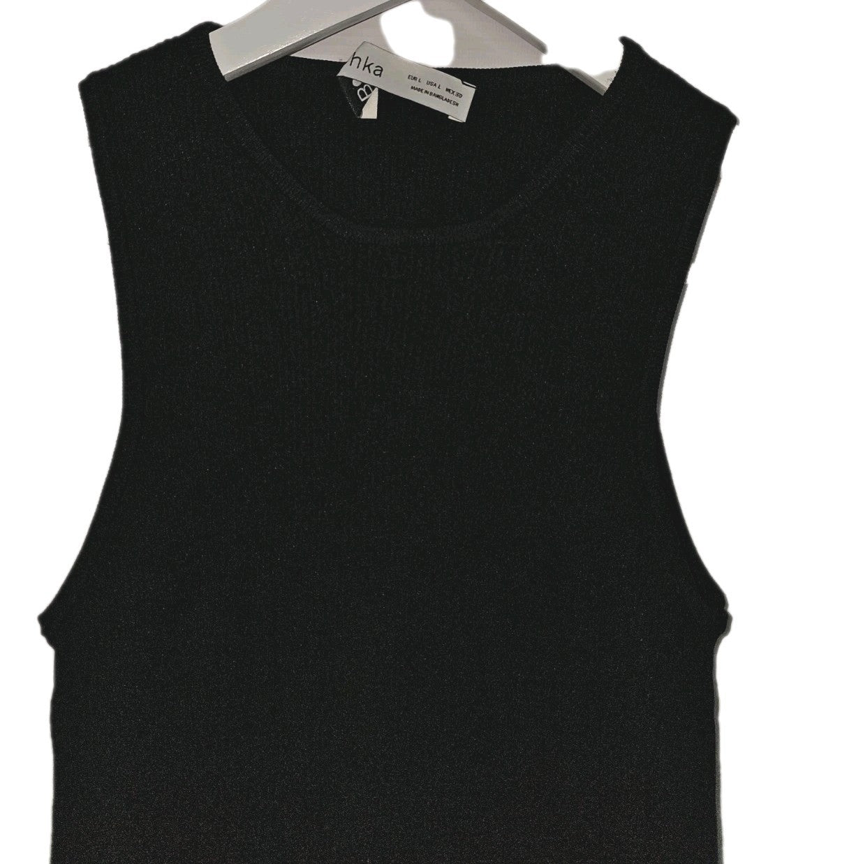 EK9734 Damen Top von Bershka, Schwarz, Gr. L1