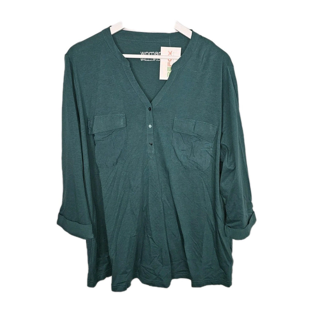 EK9041 Damen Sweatshirt von Esprit, Dunkelgrün, Gr. M0