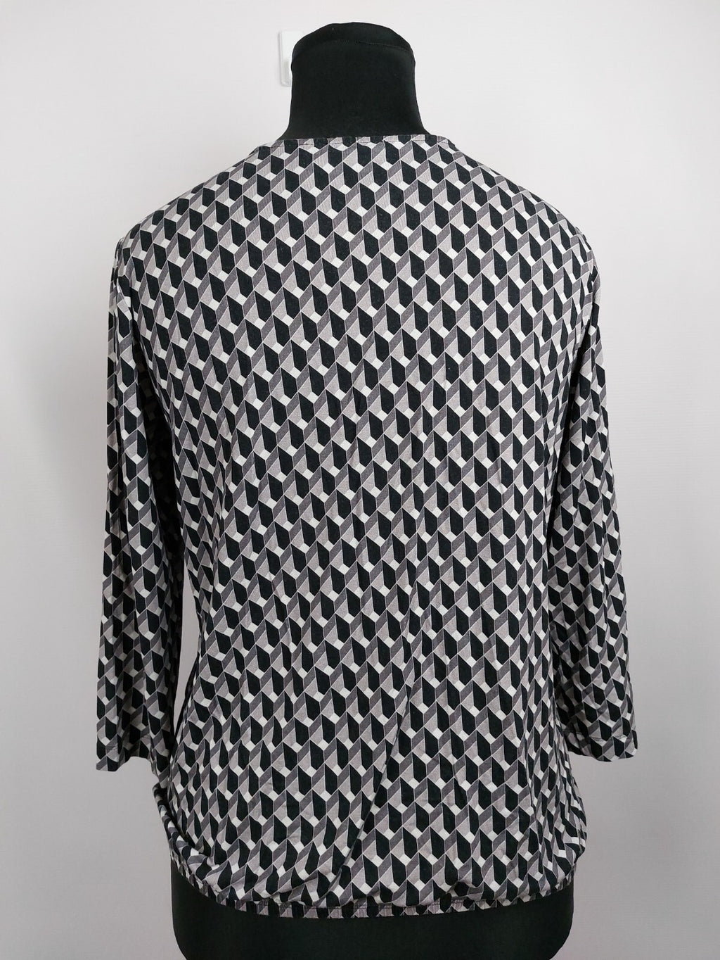 EK4673 Damen Shirt von Rabe, grau-schwarz-weiß, Gr.423