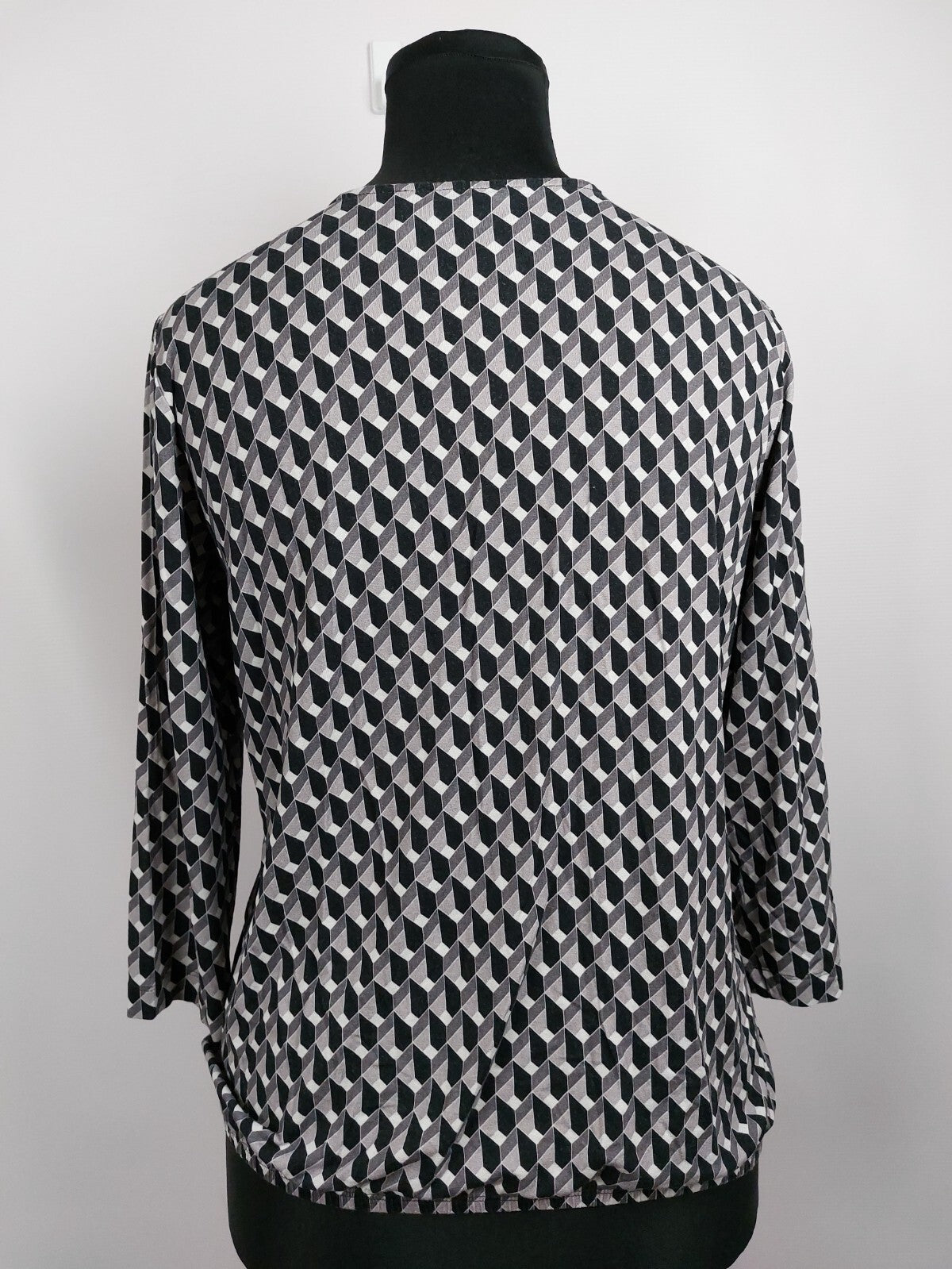 EK4673 Damen Shirt von Rabe, grau-schwarz-weiß, Gr.423