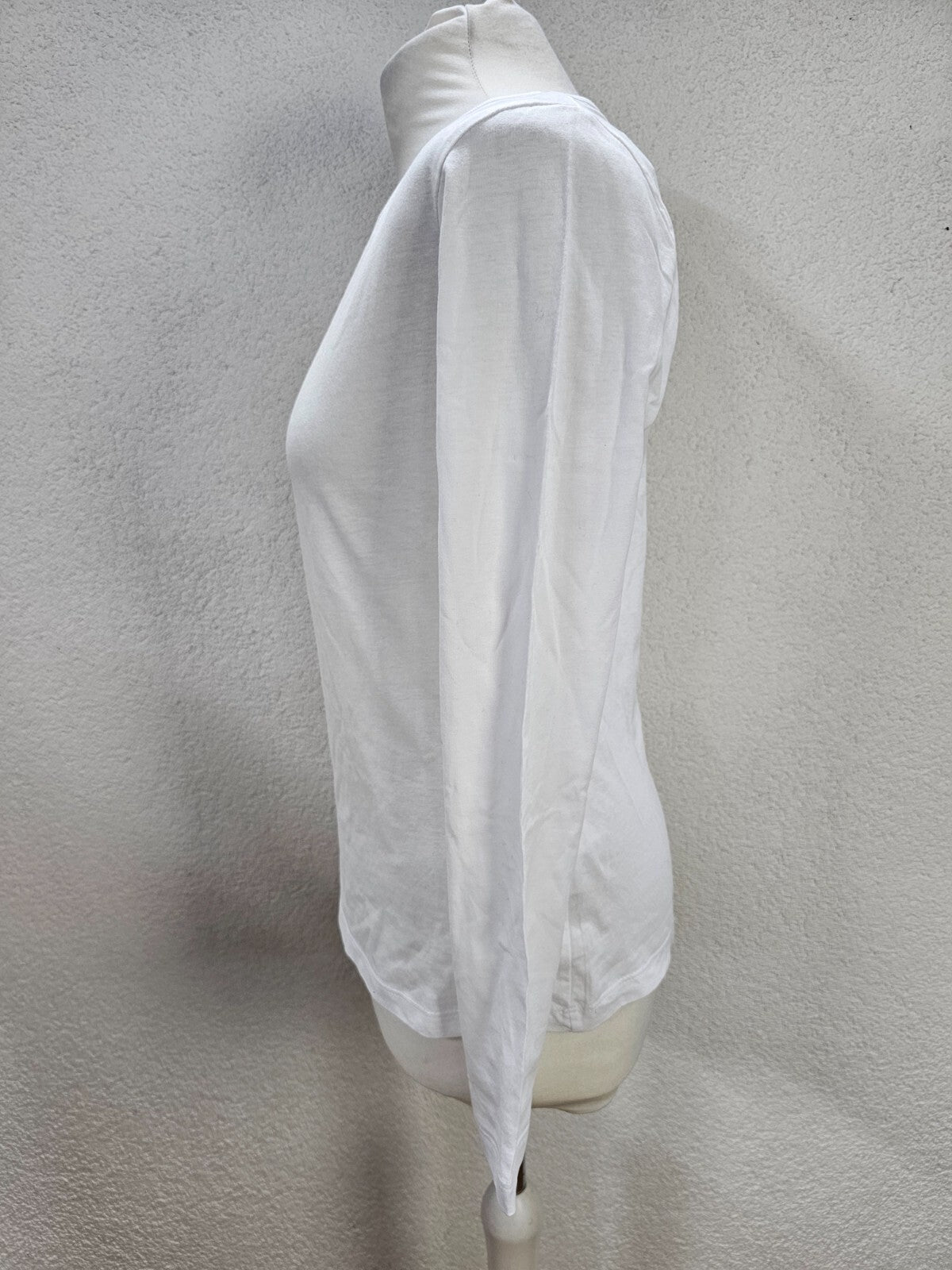 EK5646 Damen Langarmshirt, weiß, Gr. S1