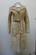 EK0998 Damen Mantel von Bershka, hellbraun, Gr. M0