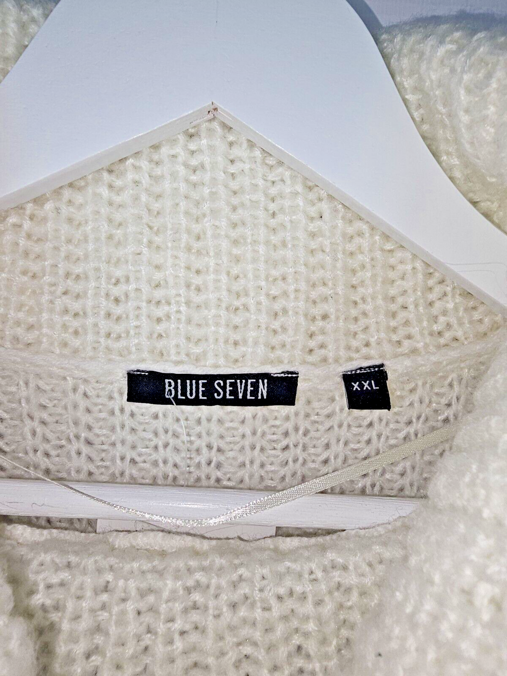 EK6912 Damen Strickpullover von Blue Seven, Weiß/grau, Gr.XXL1