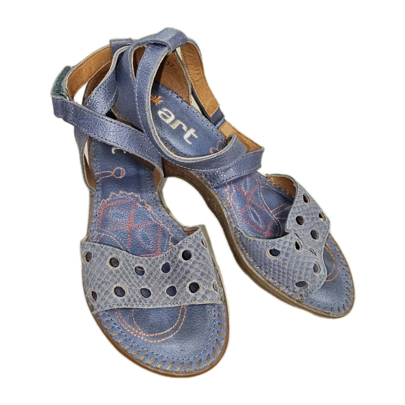 ES706 Damen Absatzschuhe von Art, Grau, Gr. 370