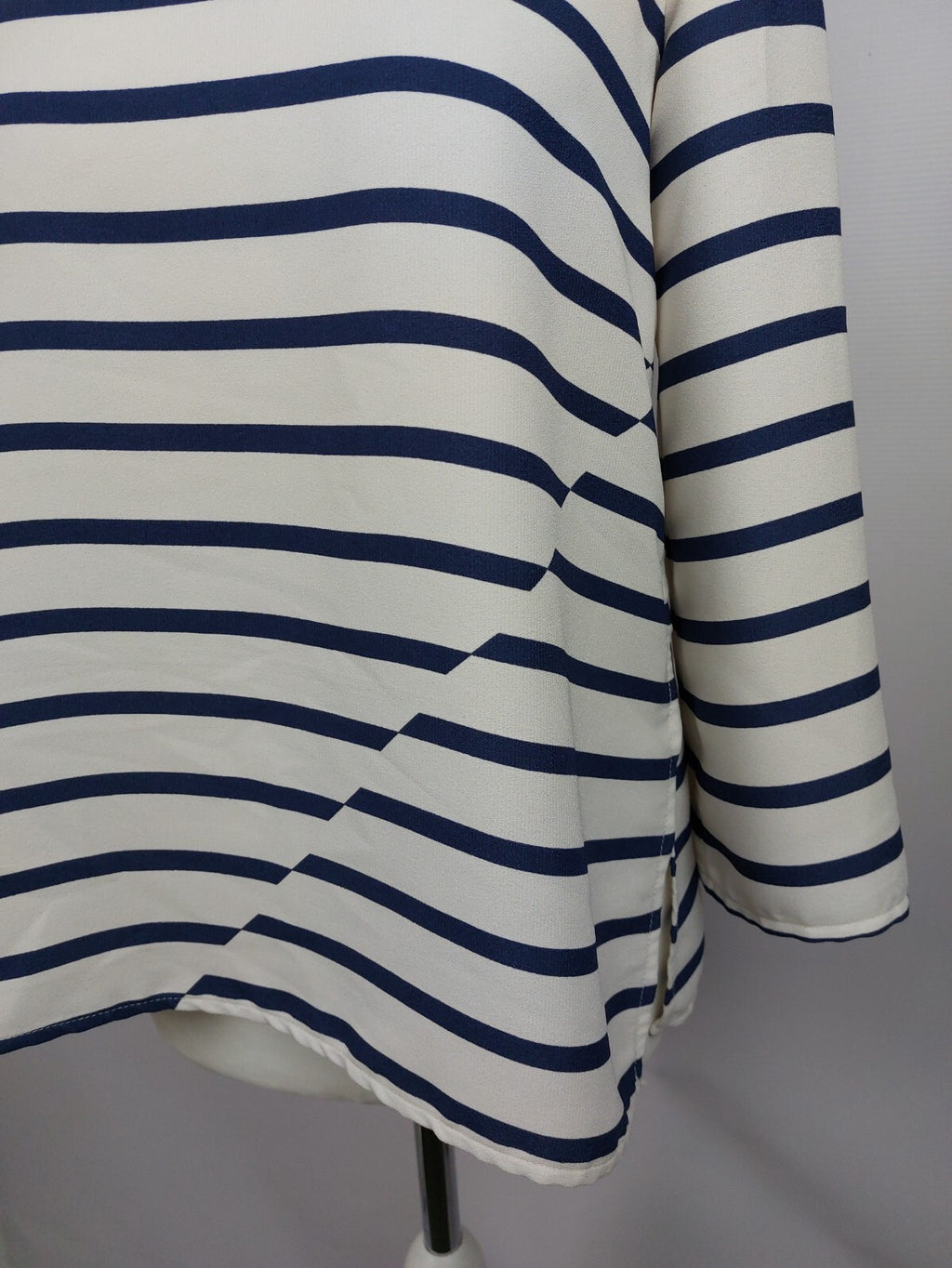 EK4702 Damen Shirt von Opus, blau/weiß, gestreift, gr. 362