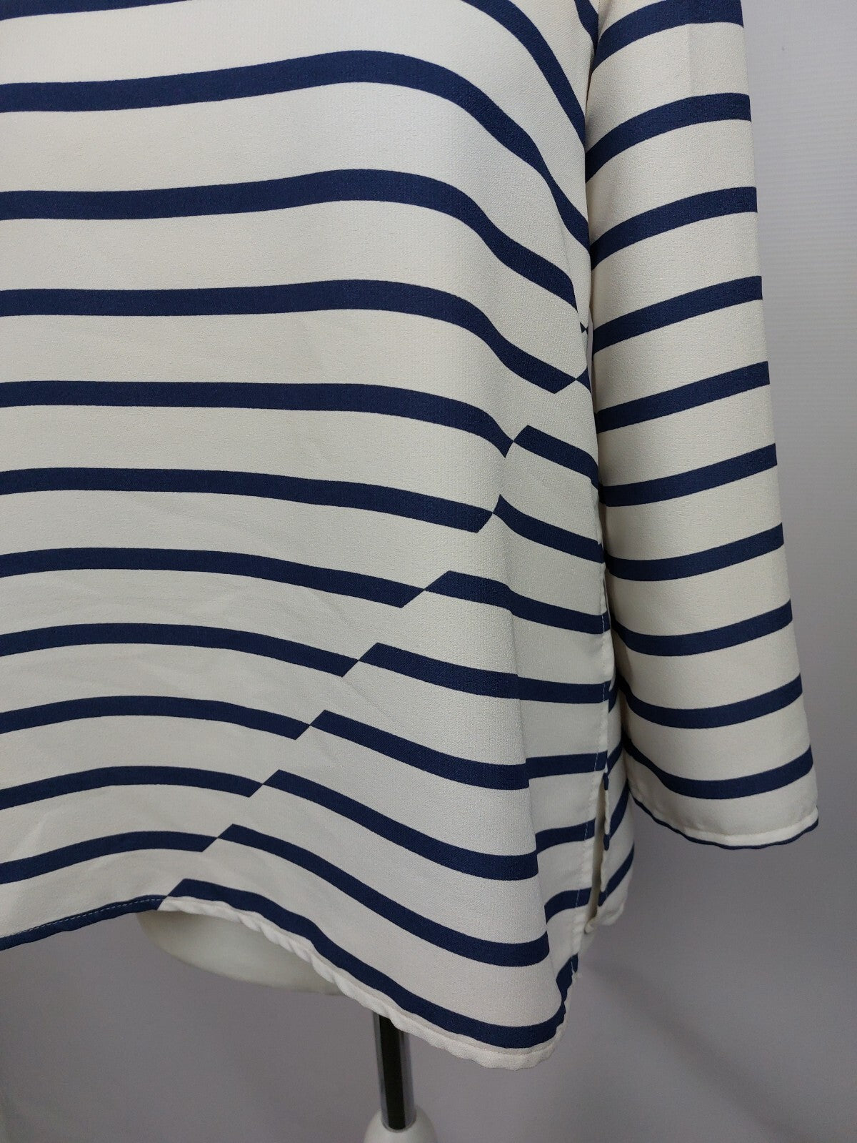 EK4702 Damen Shirt von Opus, blau/weiß, gestreift, gr. 362