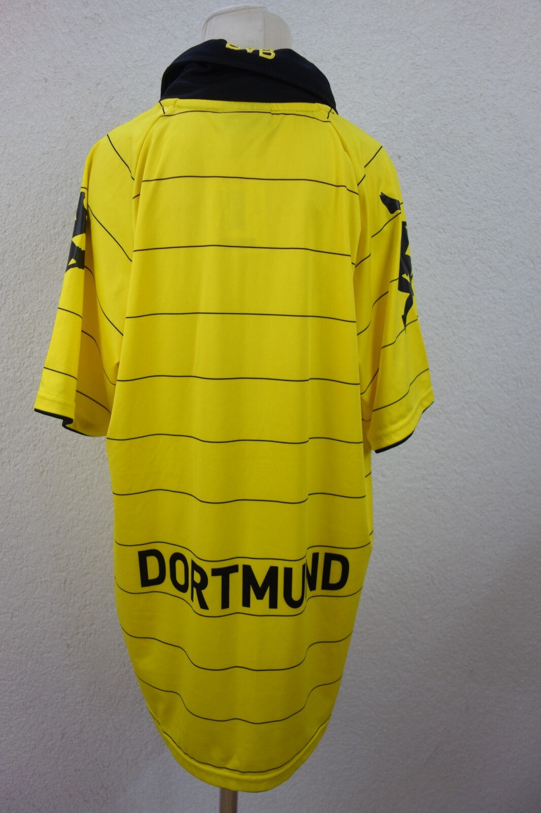 EK4027 Kinder Sport T-Shirt von Kappa mit BVB Print, gelb/schwarz, Gr. 1763