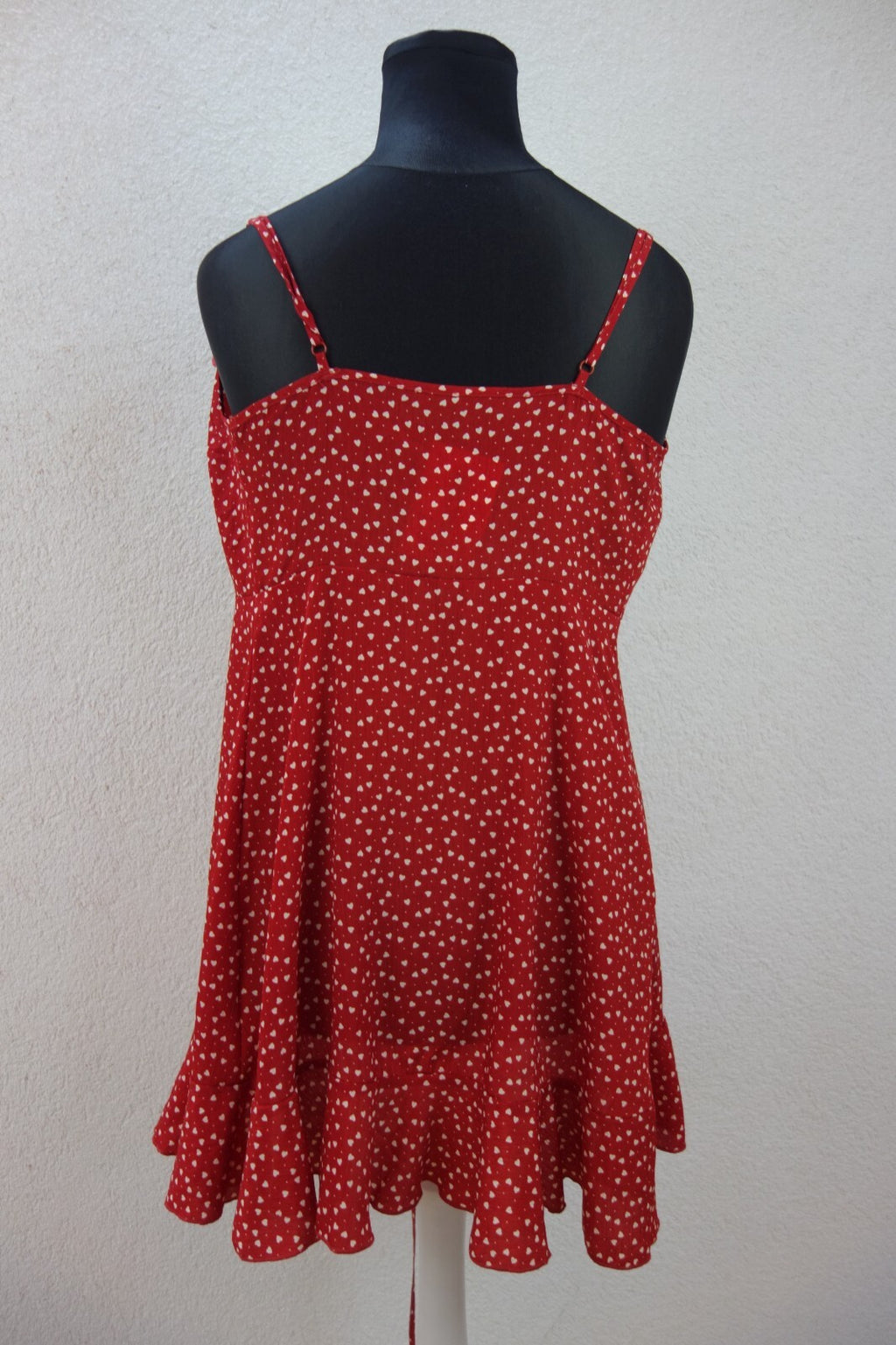 EK1886 Damen Bluse von SheIn, rot, Gr. XS3
