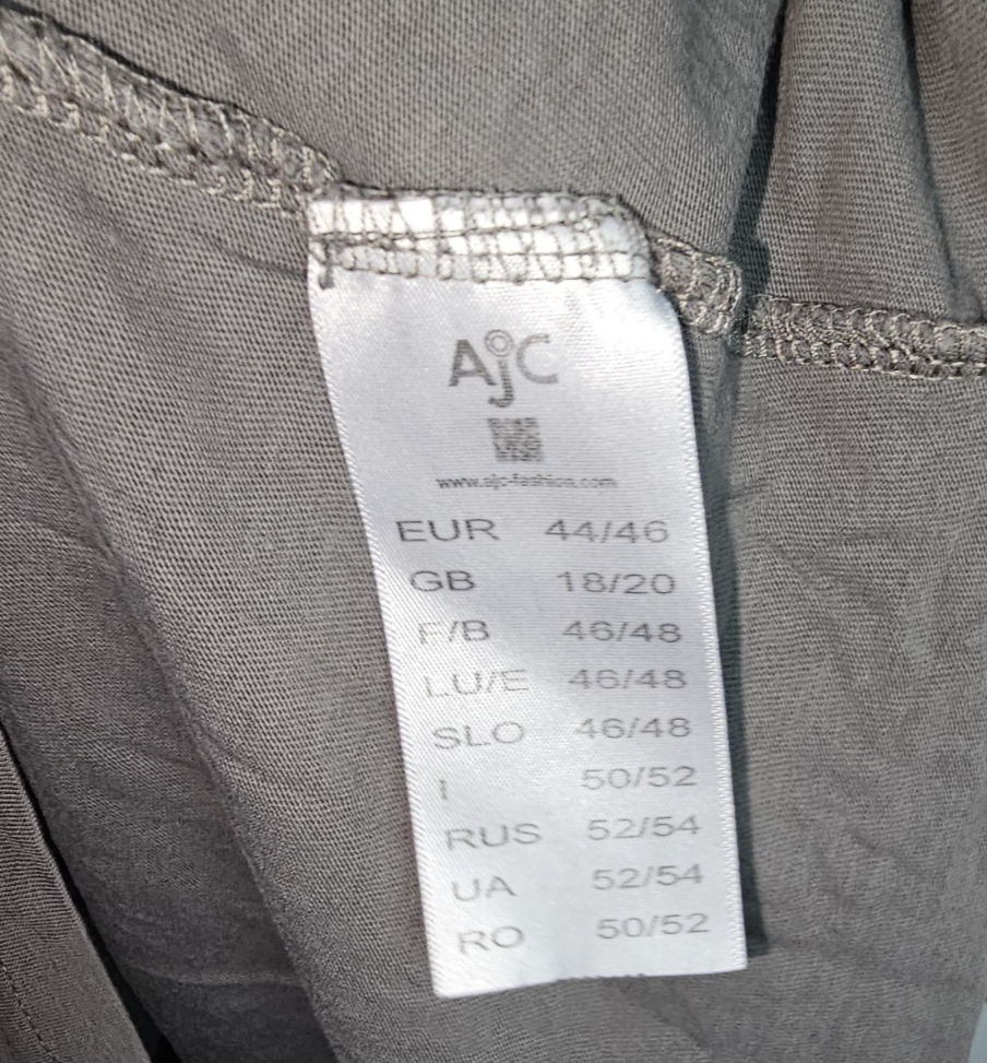 EK7599 Damen Shirt von AjC, grau, Gr.44/462