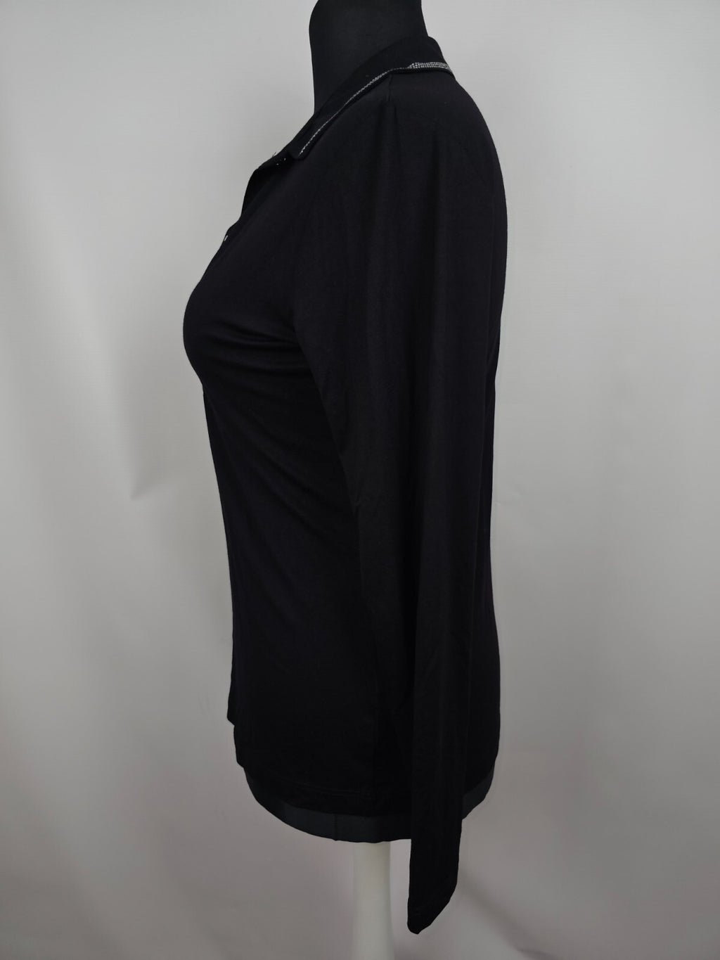 EK5573 Damen Langarmshirt von Alba Moda, schwarz, Gr.405
