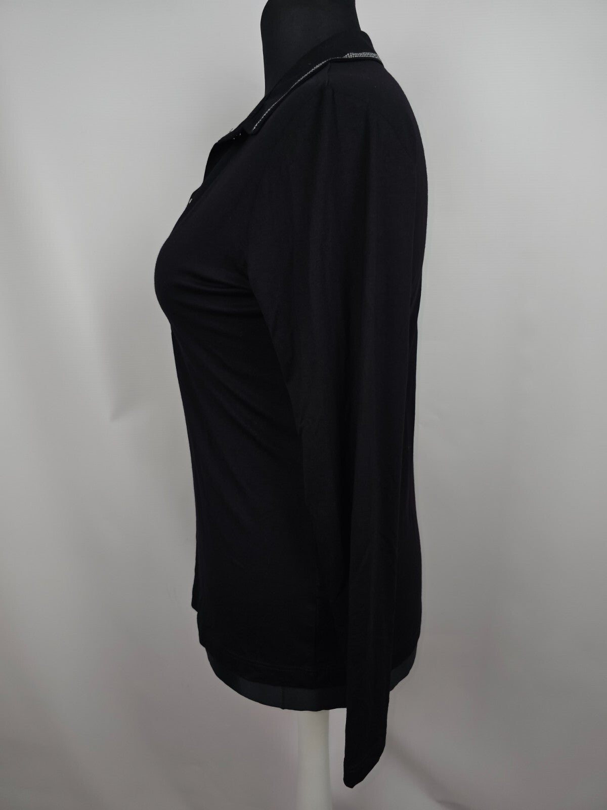 EK5573 Damen Langarmshirt von Alba Moda, schwarz, Gr.405